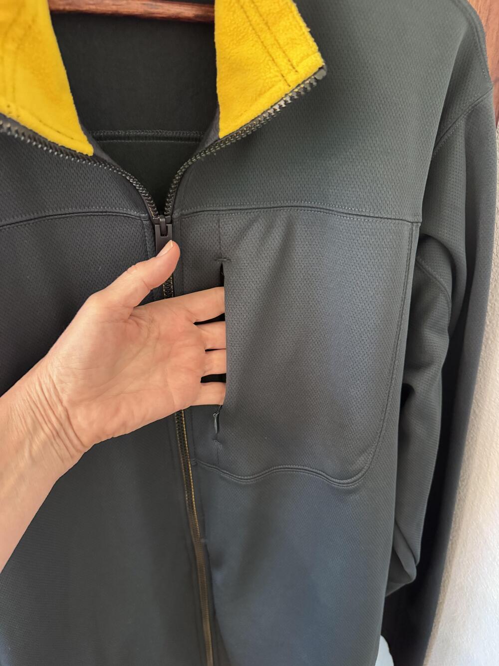 Carbon2cobalt Jacket Mens XL Gray Softshell Full Zip Lined Windbreaker Effort